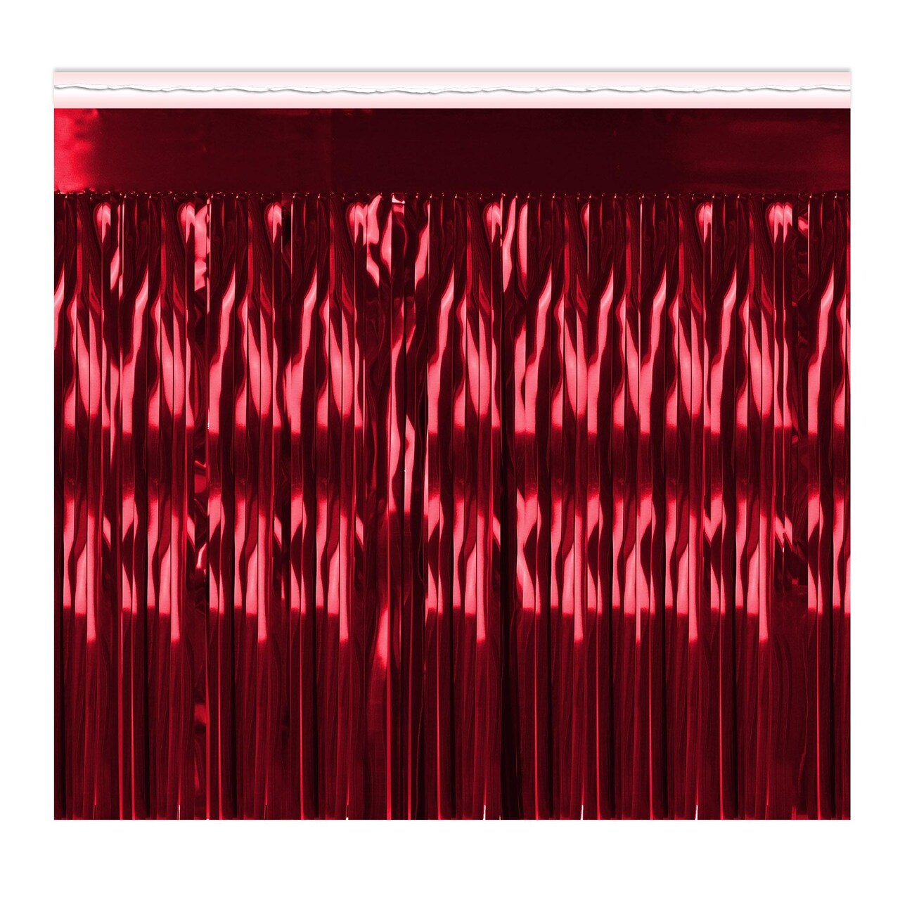 Bulk 6 Pack Bulk Red Packaged 1-Ply Metallic Party Table Skirt
